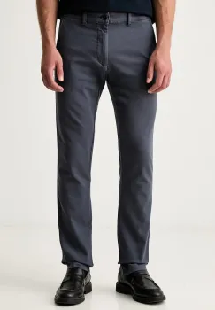 BOSS Orange pantaloni chinos pentru barbati din bumbac cu elastan Chino-Slim-2 imagine