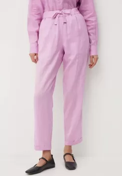 BOSS Orange pantaloni de trening din bumbac culoarea roz, uni 50511767 imagine