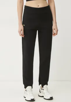 BOSS Orange pantaloni de trening din bumbac femei, culoarea negru, neted, 50531813 imagine