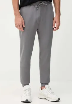 BOSS Orange pantaloni de trening din bumbac melanj imagine