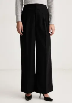 BOSS Orange  pantaloni regular pentru femei cu vascoza C_Tarima imagine
