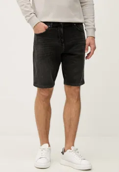 BOSS Orange pantaloni scurti barbati din denim imagine