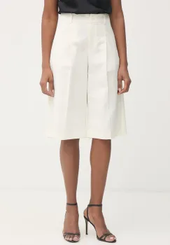 BOSS Orange pantaloni scurti eleganti pentru femei, din amestec de in C Talarina1 imagine