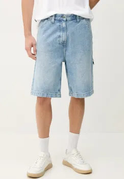 BOSS Orange pantaloni scurti jeans barbati, 50537843 imagine