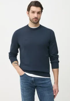 BOSS Orange pulover barbati, culoarea albastru marin, light, 50508766 imagine