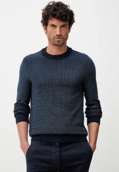 BOSS Orange pulover culoarea bleumarin, light, 50548673 imagine