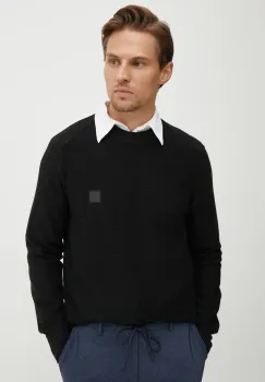 Boss Orange pulover din amestec de casmir culoarea negru, light, 50527584 imagine