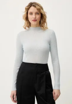 BOSS Orange pulover din amestec de lana light, cu turtleneck, 50549391 imagine