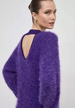 Boss Orange rochie BOSS ORANGE culoarea violet, mini, drept imagine