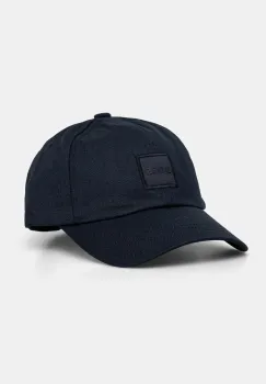 Boss Orange sapca de baseball din bumbac culoarea albastru marin, cu imprimeu, 50535555 imagine