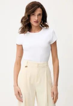 BOSS Orange tricou culoarea alb, cu spate descoperit, 50536871 imagine