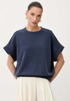 BOSS Orange tricou culoarea bleumarin, 50543499 imagine