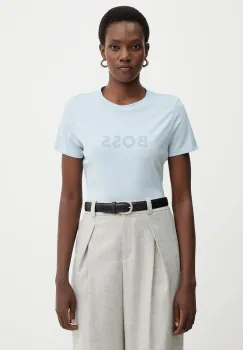 BOSS Orange tricou din bumbac BOSS ORANGE culoarea violet, 50501139 imagine