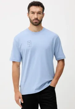 BOSS Orange tricou din bumbac cu imprimeu, 50546370 imagine