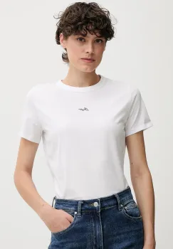 BOSS Orange tricou din bumbac culoarea alb, 50547547 imagine