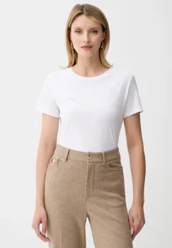 BOSS Orange tricou din bumbac culoarea alb, 50549184 imagine