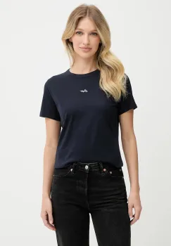 BOSS Orange tricou din bumbac culoarea bleumarin, 50547547 imagine