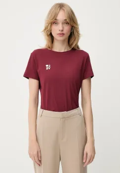 BOSS Orange tricou din bumbac culoarea rosu, 50545288 imagine