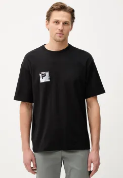 BOSS Orange tricou din bumbac Te_Citylights imagine