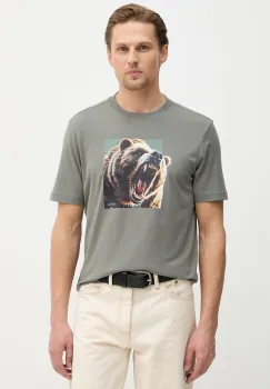 BOSS Orange tricou din bumbac Te_Dobermann imagine