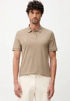 BOSS Orange tricou polo culoarea negru, uni, 50507803 imagine