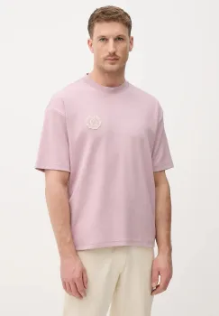 BOSS Orange tricou Te_Varsity culoarea roz, uni, 50556013 imagine