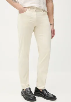 BOSS pantaloni barbati, culoarea bej, drept, 50538370 imagine