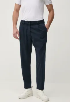 BOSS pantaloni barbati, culoarea bleumarin, drept, 50538059 imagine