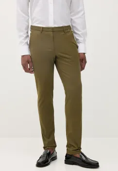 BOSS pantaloni barbati, culoarea verde, cu fason chinos, 50487754 imagine