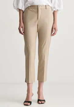 BOSS pantaloni carrot pentru femei, din bumbac cu elastan Tapria-Crop2 imagine