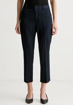 BOSS pantaloni carrot pentru femei, din bumbac cu elastan Tapria-Crop2 imagine