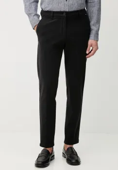 BOSS pantaloni chinos barbati din bumbac cu elastan H-Kane1 imagine