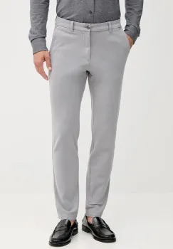BOSS pantaloni culoarea gri, cu fason chinos, 50543304 imagine