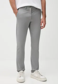 BOSS pantaloni culoarea gri, cu fason chinos, 50543945 imagine