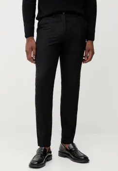 BOSS pantaloni culoarea negru, cu fason chinos, 50543945 imagine