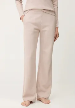 BOSS pantaloni de lounge culoarea bej, uni, 50550317 imagine