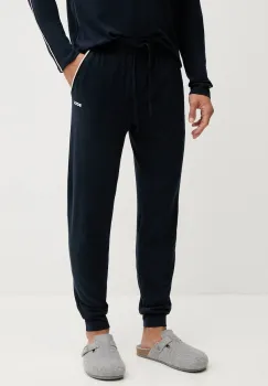 BOSS pantaloni de lounge culoarea bleumarin, cu imprimeu, 50550485 imagine