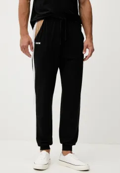 BOSS pantaloni de lounge culoarea negru, cu imprimeu, 50550492 imagine