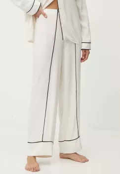 BOSS pantaloni de pijama femei, culoarea bej, 50520788 imagine