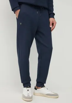 BOSS pantaloni de trening culoarea albastru marin, neted, 50520322 imagine