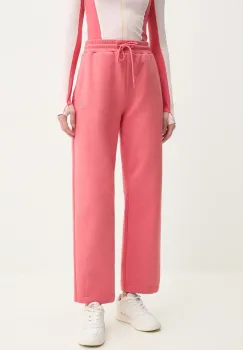 BOSS pantaloni de trening femei, culoarea roz, melanj, 50537486 imagine