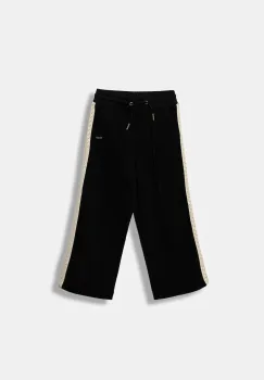 BOSS pantaloni de trening pentru copii culoarea negru, cu imprimeu, J52415 imagine