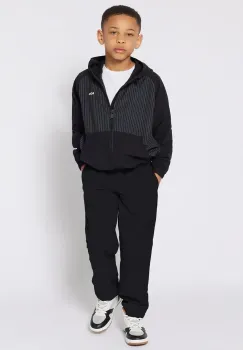BOSS pantaloni de trening pentru copii culoarea negru, neted, J51955 imagine
