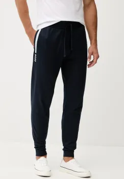 BOSS pantaloni lounge din bumbac culoarea gri, cu imprimeu, 50545565 imagine