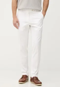 BOSS pantaloni pentru barbati, din bumbac cu elastan Genius imagine