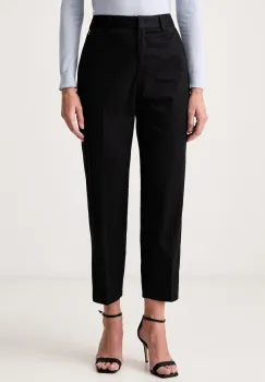 BOSS pantaloni pentru femei cu bumbac Tecarino2 imagine