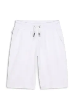 BOSS pantaloni scurti copii culoarea alb, talie reglabila, J52169 imagine