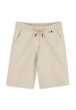 BOSS pantaloni scurti copii culoarea bej, talie reglabila, J51993 imagine