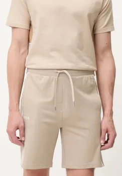 BOSS pantaloni scurti culoarea bej, 50540752 imagine