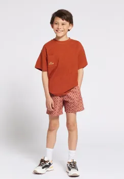 BOSS pantaloni scurti de baie copii culoarea portocaliu, J51974 imagine